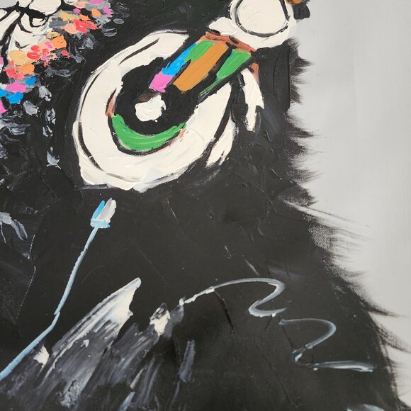 Oil on canevas Monkey cool - Picture 5 of 5